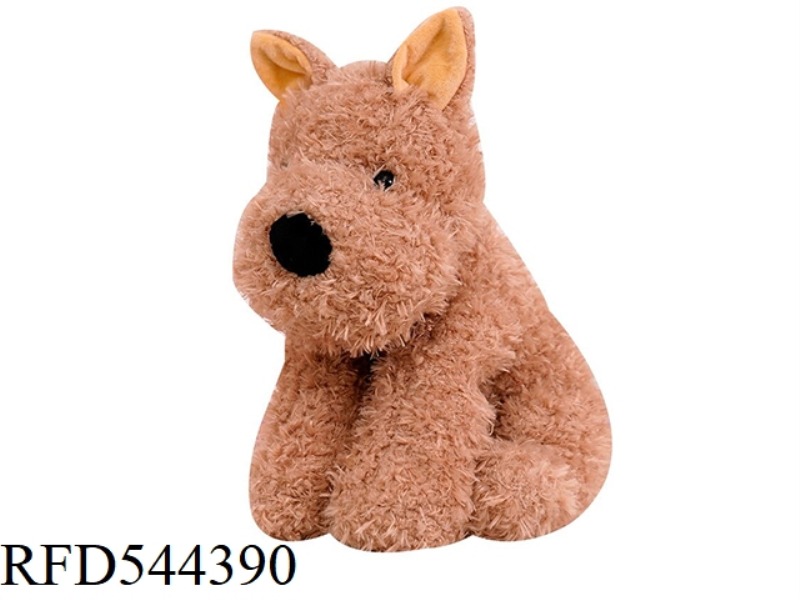 22CM BROWN WEST HIGHLAND IMITATION DOG DOLL