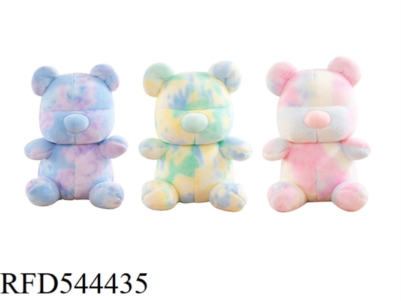 25CM COLORFUL BEAR DOLL