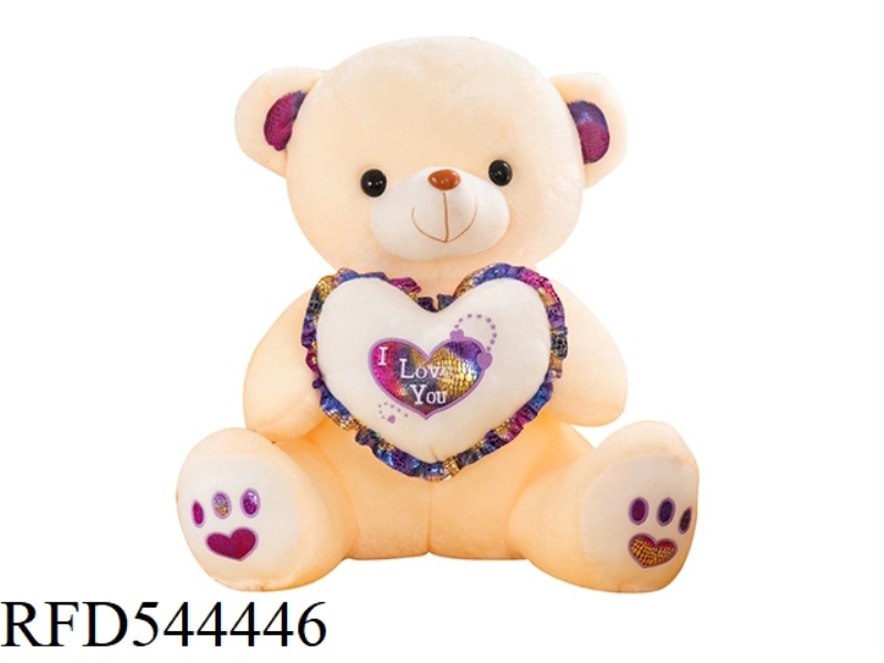 45CM BEIGE WHITE TEDDY BEAR DOLL