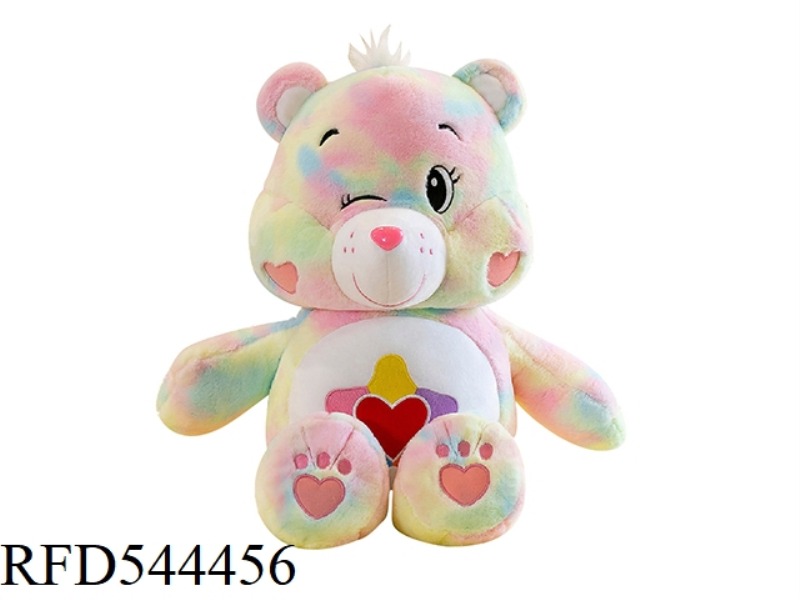 72CM WINKING RAINBOW BEAR DOLL