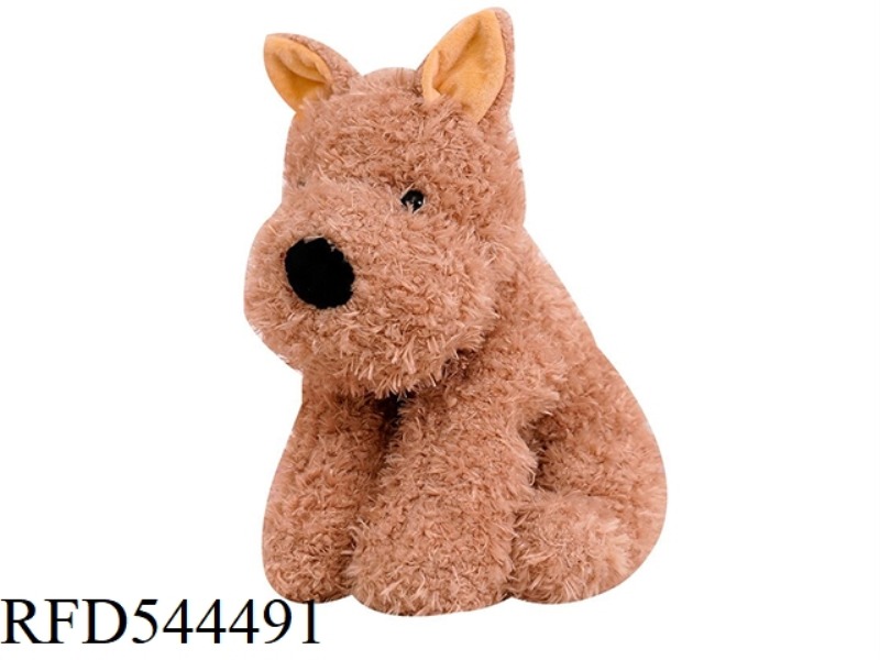 30CM BROWN WEST HIGHLAND IMITATION DOG DOLL