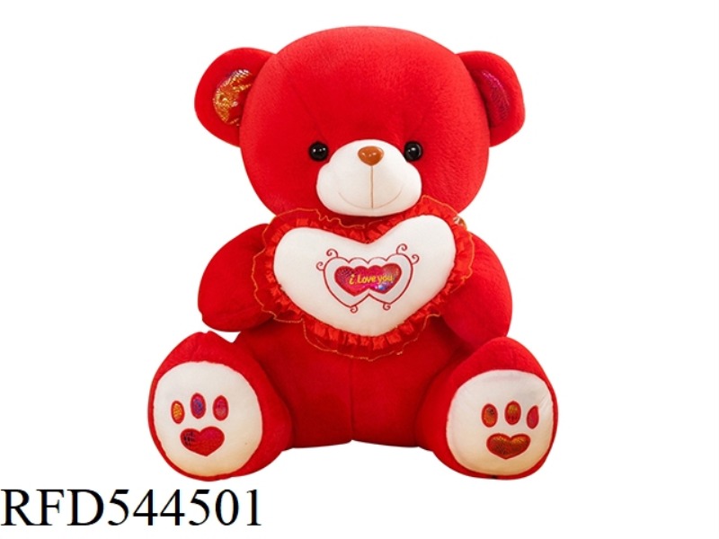 30CM RED TEDDY BEAR DOLL