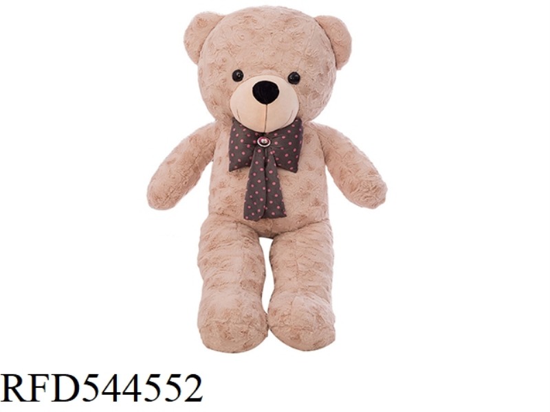 70CM BOW TIE LIGHT BROWN TEDDY BEAR DOLL