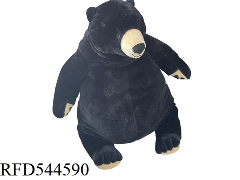 36CM BLACK BEAR DOLL