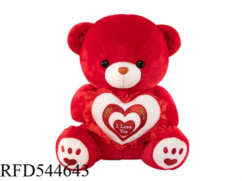 45CM RED TEDDY BEAR DOLL