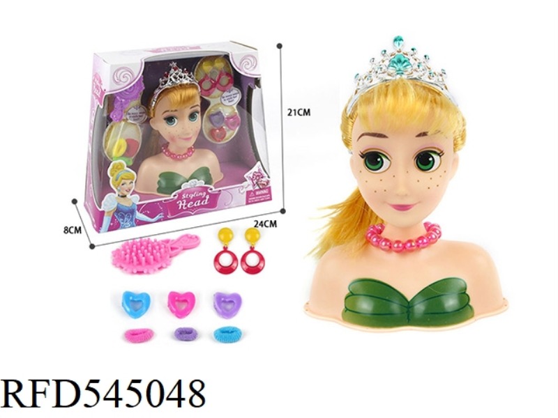 HALF PRINCESS MAKEUP HEAD