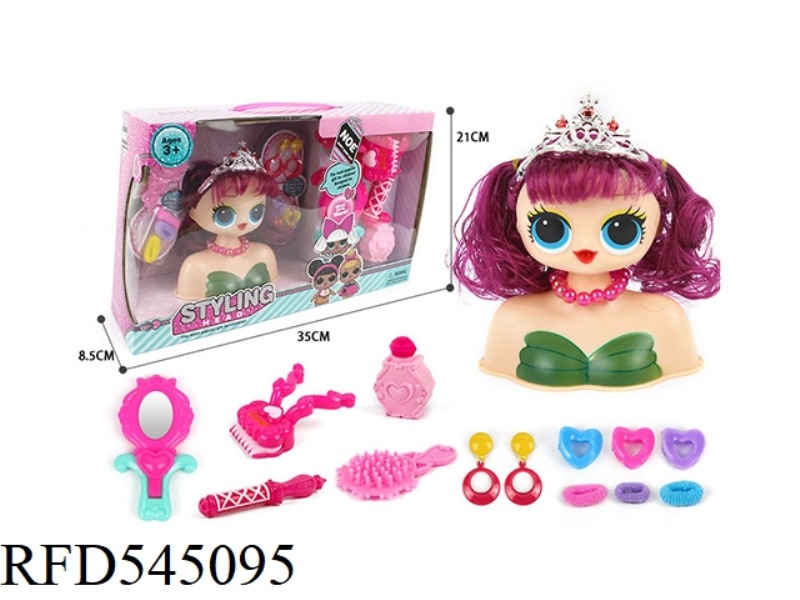 HALF SURPRISE DOLL MAKEUP HEAD