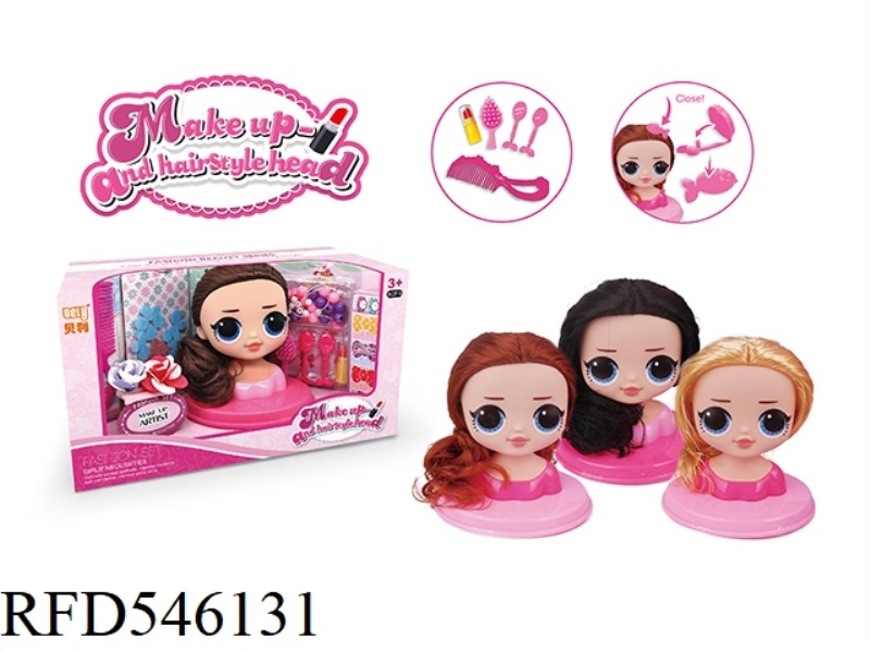 SURPRISE DOLL COMB HAIR 3 COLORS