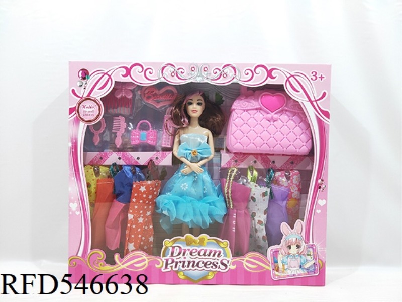 11-INCH, NINE-JOINTED BARBIE WITH BIG FEET