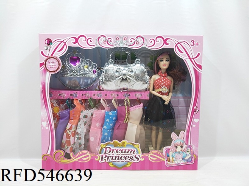 11-INCH, NINE-JOINTED BARBIE WITH BIG FEET