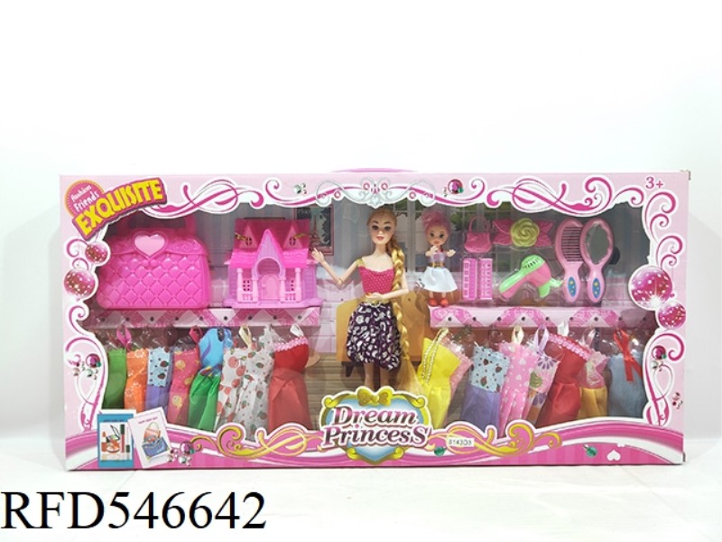 11-INCH, NINE-JOINTED BARBIE WITH BIG FEET