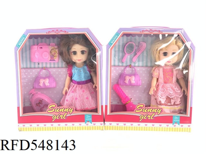 10 INCH WINKING FASHION MUSIC BARBIE FAT CHILD DOLL SET GIFT ACCESSORIES JEWELRY BOX