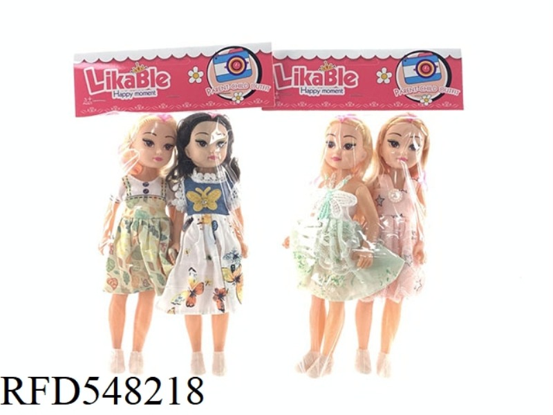 9 INCH BARBIE FAT BABY DOLL PRINCESS SISTERS DOUBLE SUIT