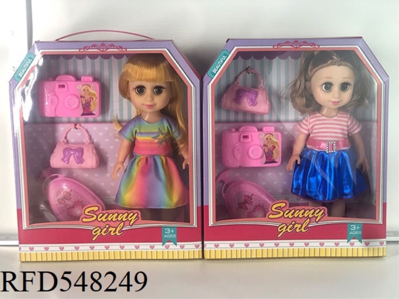 10 INCH WINKING FASHION MUSIC BARBIE FAT CHILD DOLL SET GIFT ACCESSORIES JEWELRY BOX