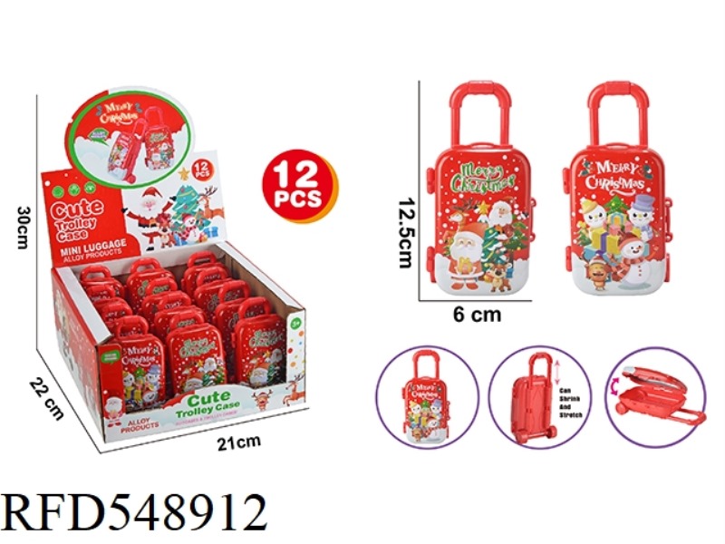 CHRISTMAS LUGGAGE 12PCS