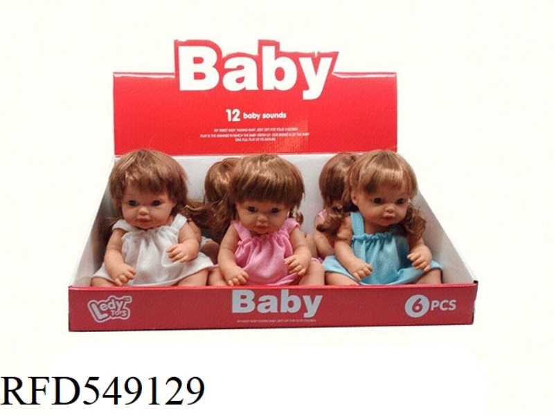 12 INCH WHOLE POND 12 SOUND FEMALE DOLL 6