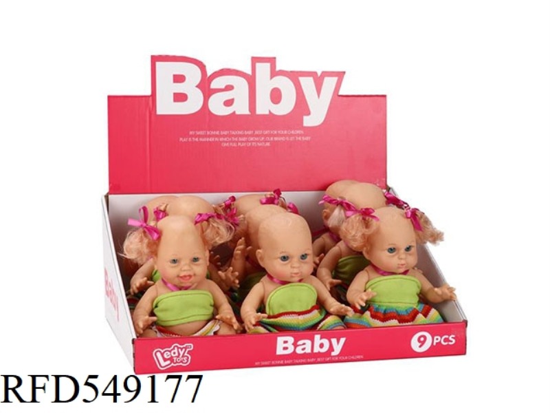 8 INCH 4 SOUND ALL TONG BABY HAIR 9