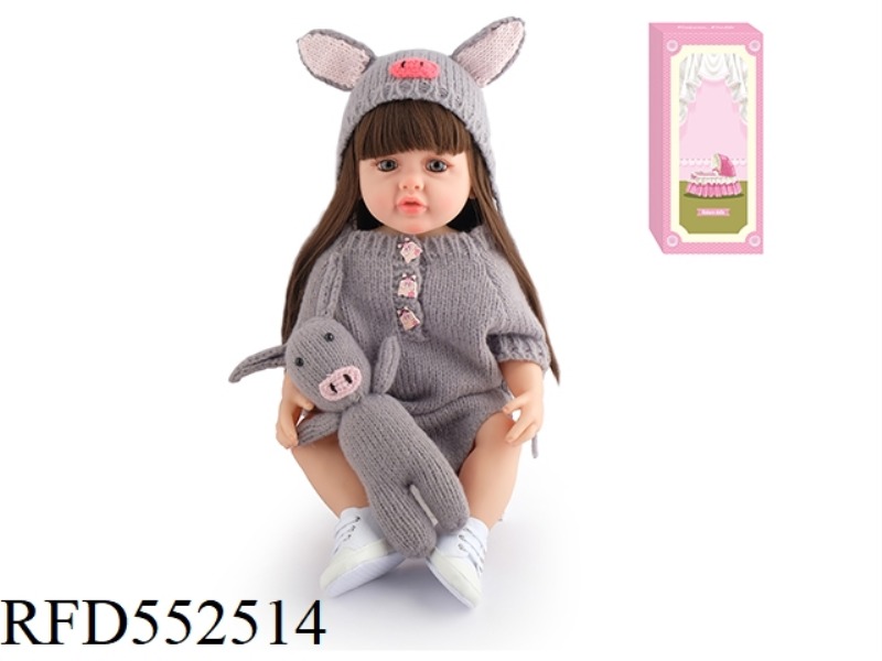 55CM REBORN DOLL SOFT GLUE HIGH SIMULATION BABY DOLL