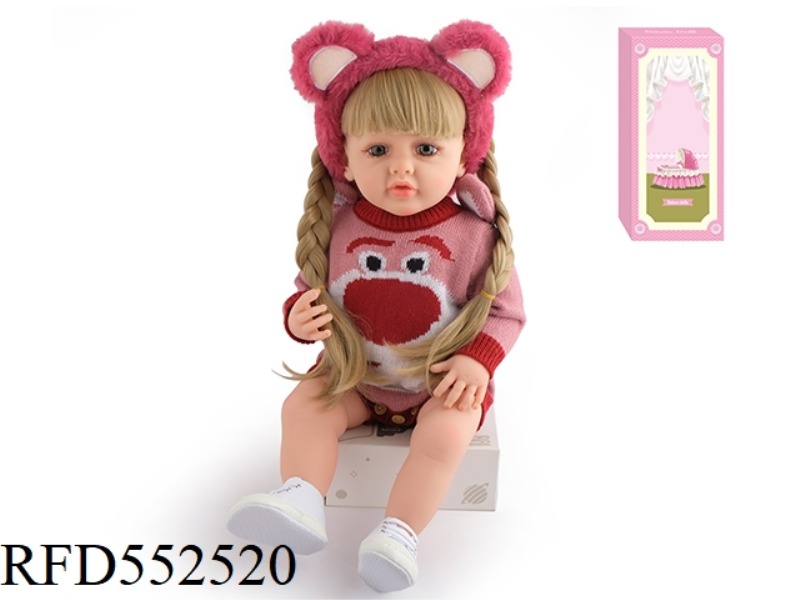55CM REBORN DOLL SOFT GLUE HIGH SIMULATION BABY DOLL