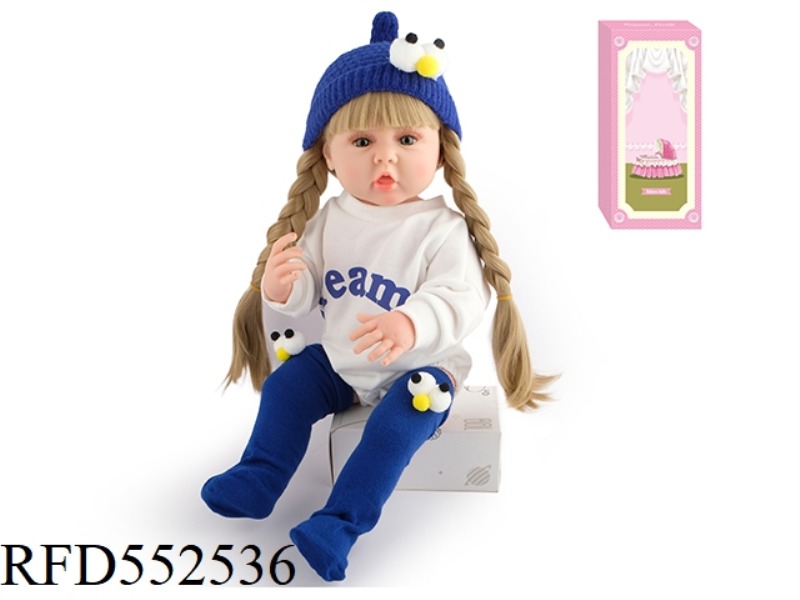 55CM REBORN DOLL SOFT PLASTIC HIGH SIMULATION BABY DOLL