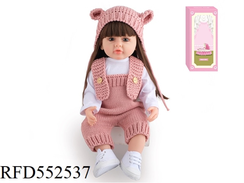 55CM REBORN DOLL SOFT PLASTIC HIGH SIMULATION BABY DOLL