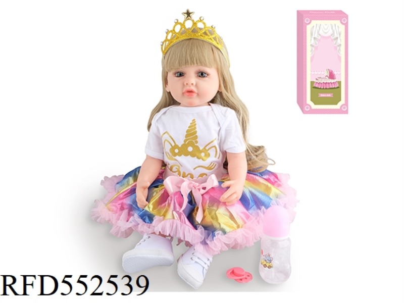 55CM REBORN DOLL SOFT PLASTIC HIGH SIMULATION BABY DOLL