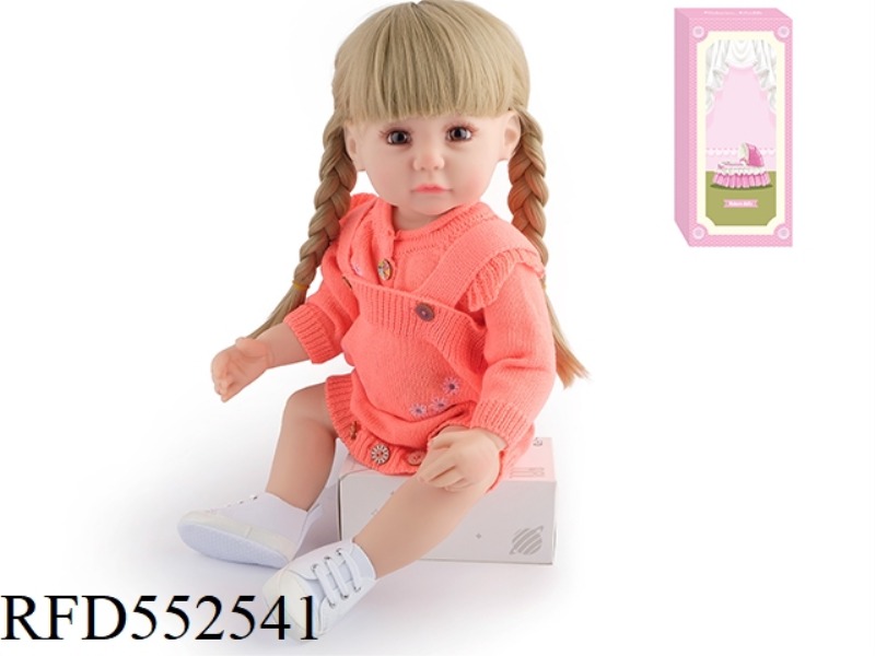 55CM REBORN DOLL SOFT PLASTIC HIGH SIMULATION BABY DOLL