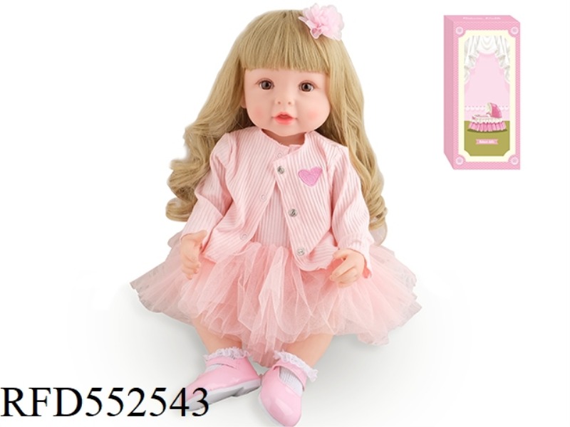 55CM REBORN DOLL SOFT PLASTIC HIGH SIMULATION BABY DOLL