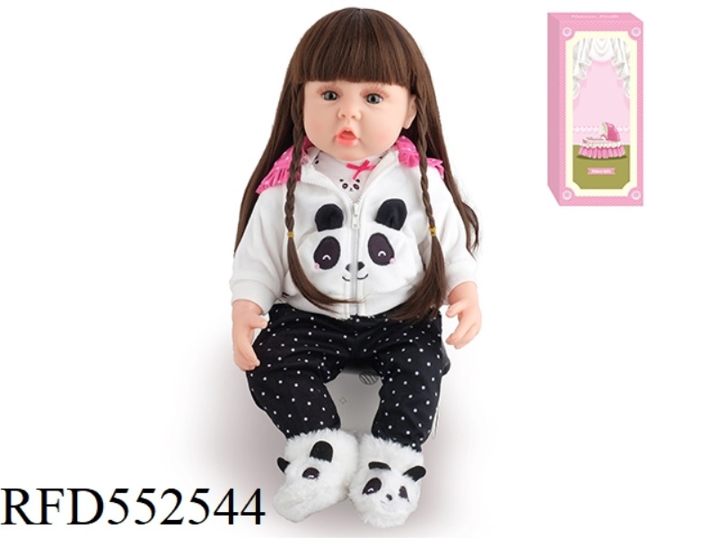 55CM REBORN DOLL SOFT PLASTIC HIGH SIMULATION BABY DOLL