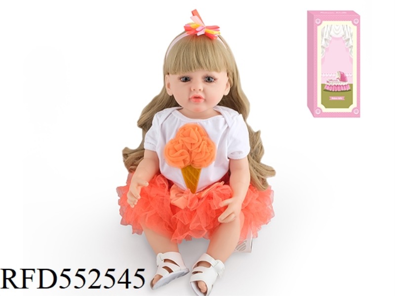 55CM REBORN DOLL SOFT PLASTIC HIGH SIMULATION BABY DOLL