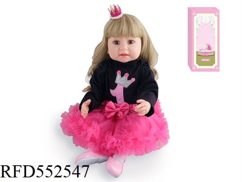 55CM REBORN DOLL SOFT PLASTIC HIGH SIMULATION BABY DOLL