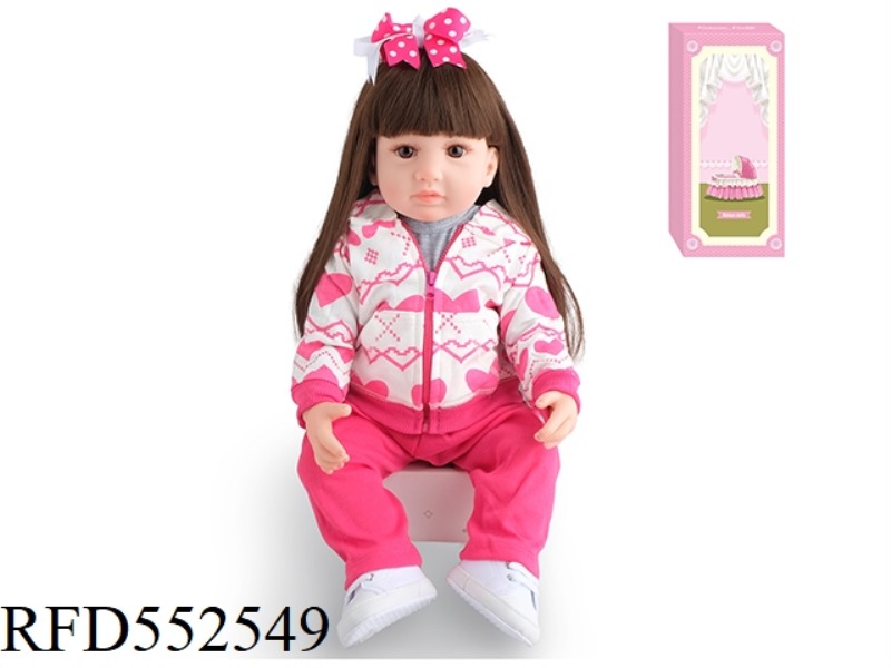 55CM REBORN DOLL SOFT PLASTIC HIGH SIMULATION BABY DOLL