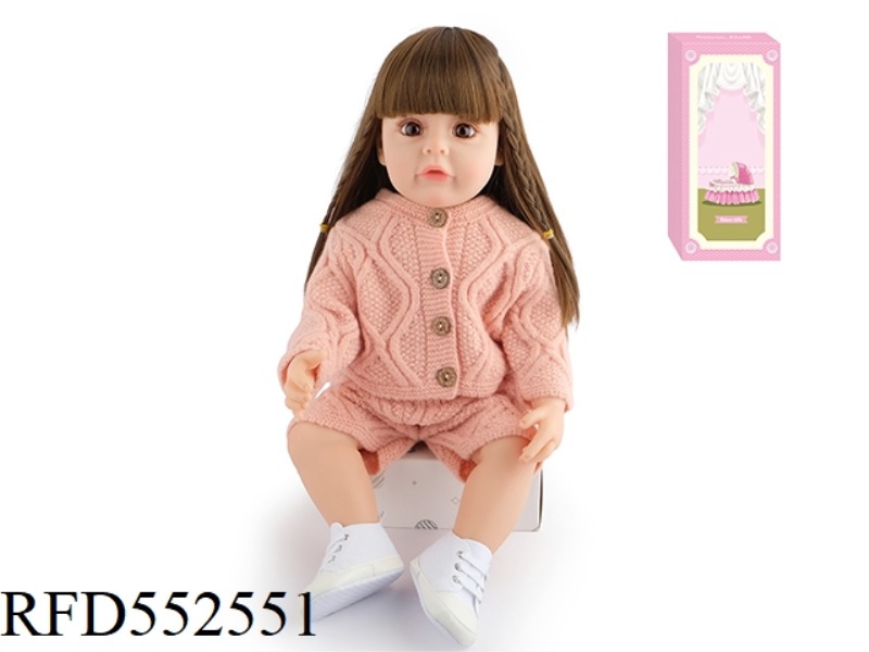 55CM REBORN DOLL SOFT PLASTIC HIGH SIMULATION BABY DOLL