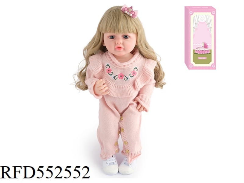 55CM REBORN DOLL SOFT PLASTIC HIGH SIMULATION BABY DOLL