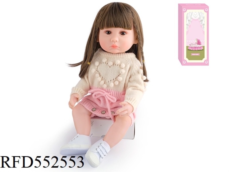 55CM REBORN DOLL SOFT PLASTIC HIGH SIMULATION BABY DOLL