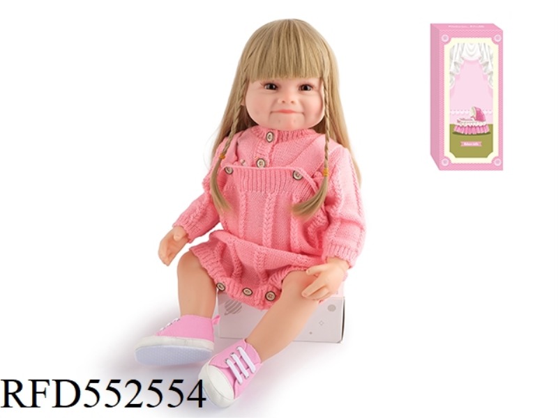 55CM REBORN DOLL SOFT PLASTIC HIGH SIMULATION BABY DOLL