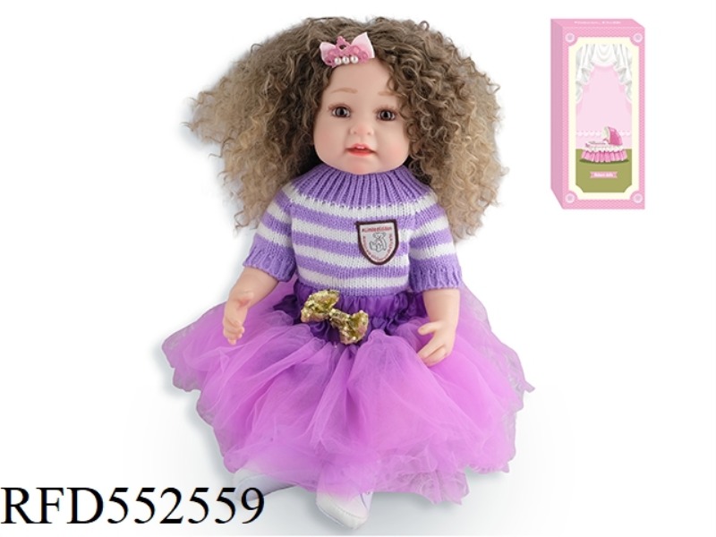 55CM REBORN DOLL SOFT PLASTIC HIGH SIMULATION BABY DOLL