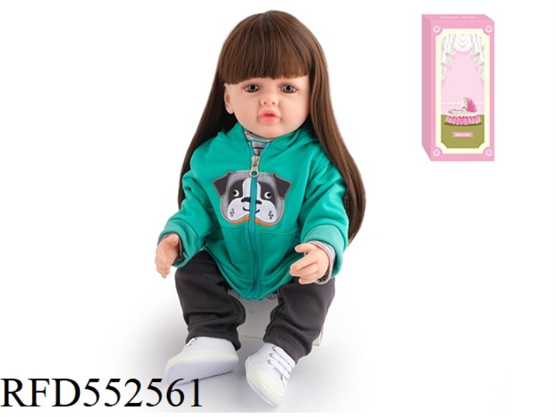 55CM REBORN DOLL SOFT PLASTIC HIGH SIMULATION BABY DOLL