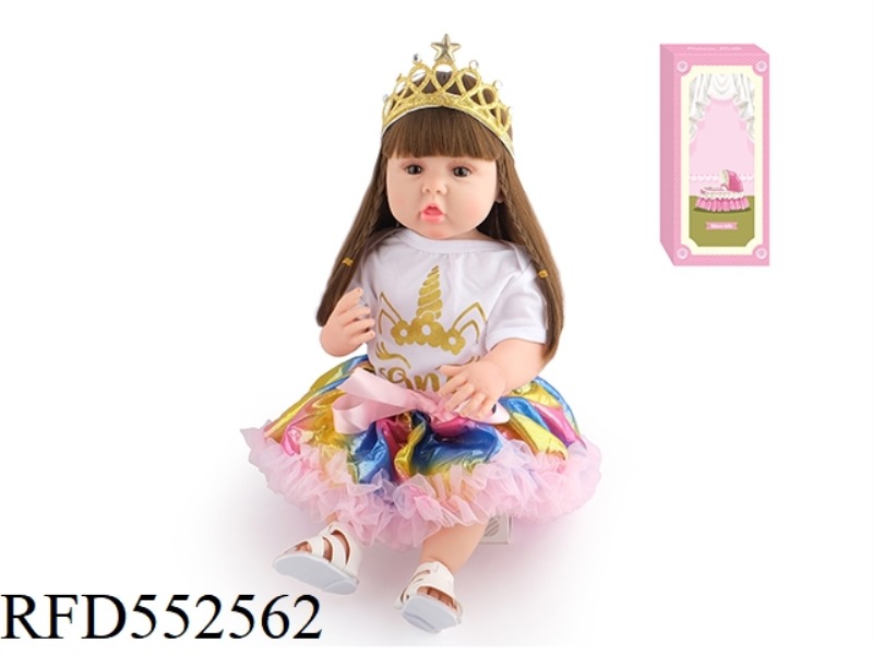 55CM REBORN DOLL SOFT PLASTIC HIGH SIMULATION BABY DOLL