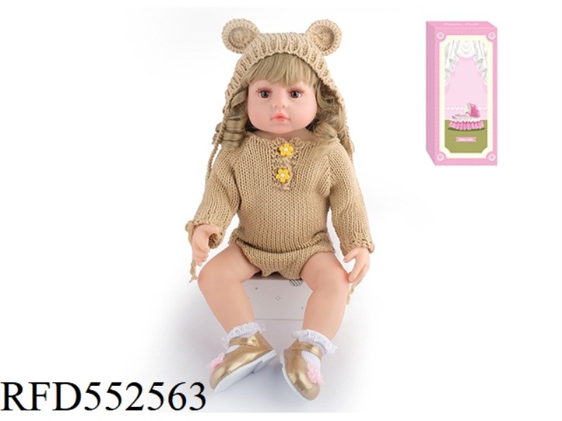55CM REBORN DOLL SOFT PLASTIC HIGH SIMULATION BABY DOLL