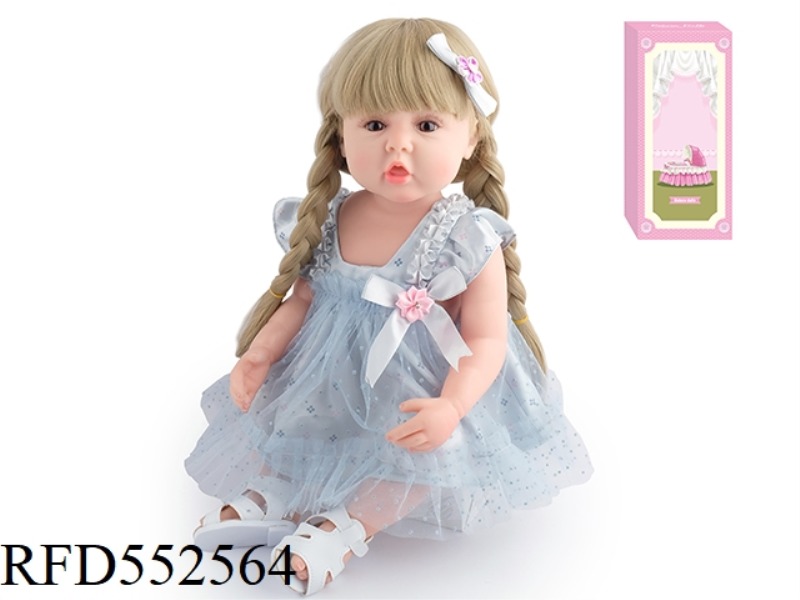 55CM REBORN DOLL SOFT PLASTIC HIGH SIMULATION BABY DOLL