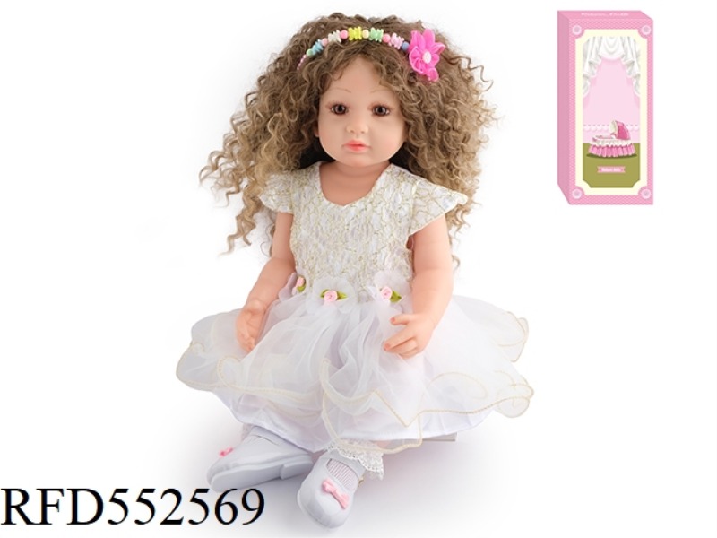 55CM REBORN DOLL SOFT PLASTIC HIGH SIMULATION BABY DOLL