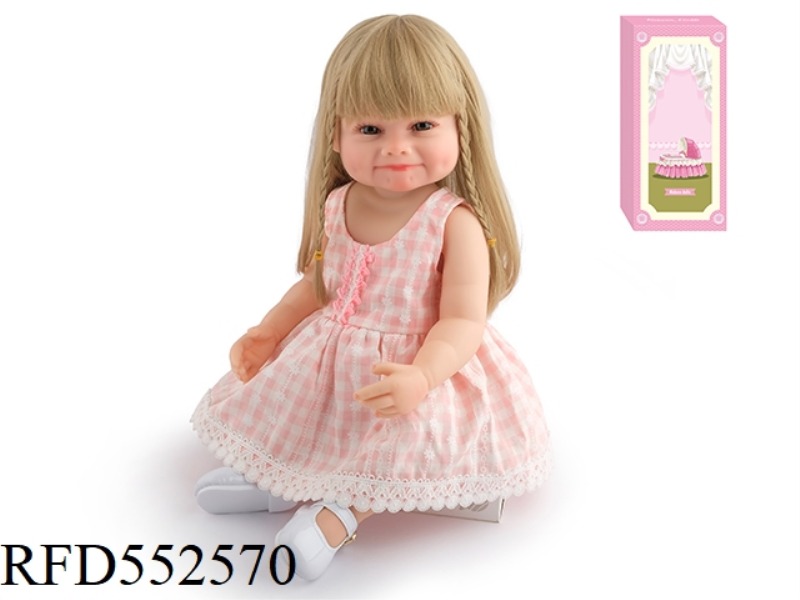 55CM REBORN DOLL SOFT PLASTIC HIGH SIMULATION BABY DOLL