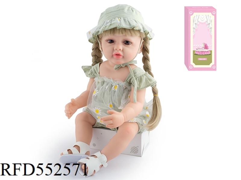 55CM REBORN DOLL SOFT PLASTIC HIGH SIMULATION BABY DOLL