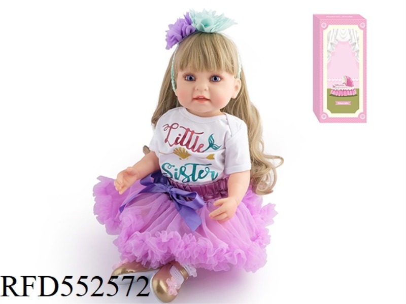55CM REBORN DOLL SOFT PLASTIC HIGH SIMULATION BABY DOLL