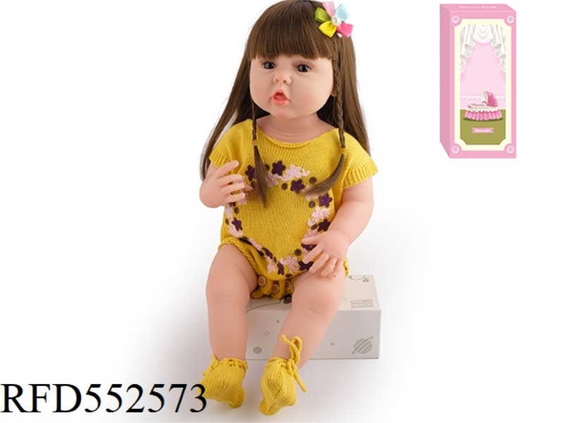 55CM REBORN DOLL SOFT PLASTIC HIGH SIMULATION BABY DOLL