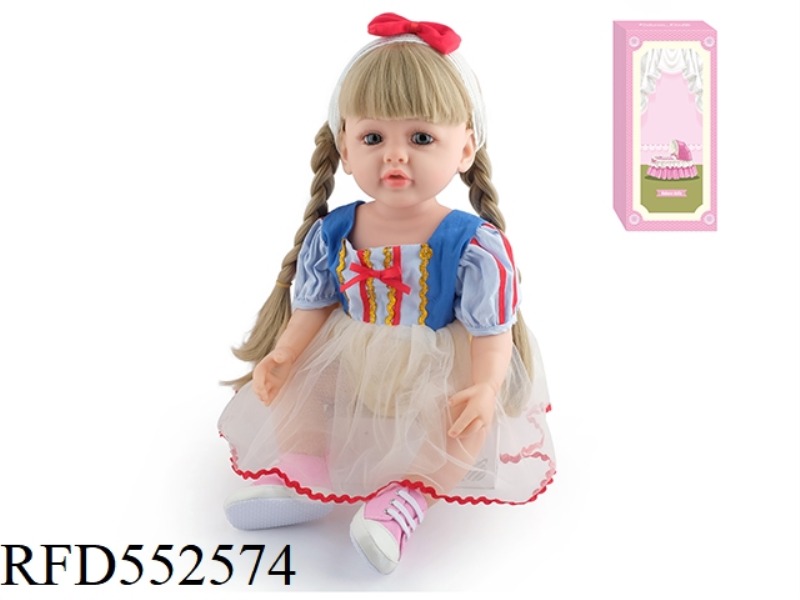 55CM REBORN DOLL SOFT PLASTIC HIGH SIMULATION BABY DOLL