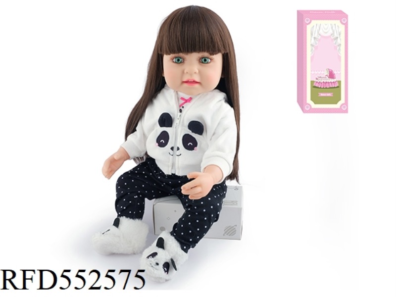 55CM REBORN DOLL SOFT PLASTIC HIGH SIMULATION BABY DOLL