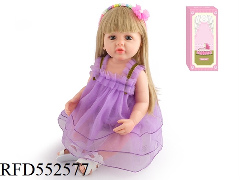 55CM REBORN DOLL SOFT PLASTIC HIGH SIMULATION BABY DOLL