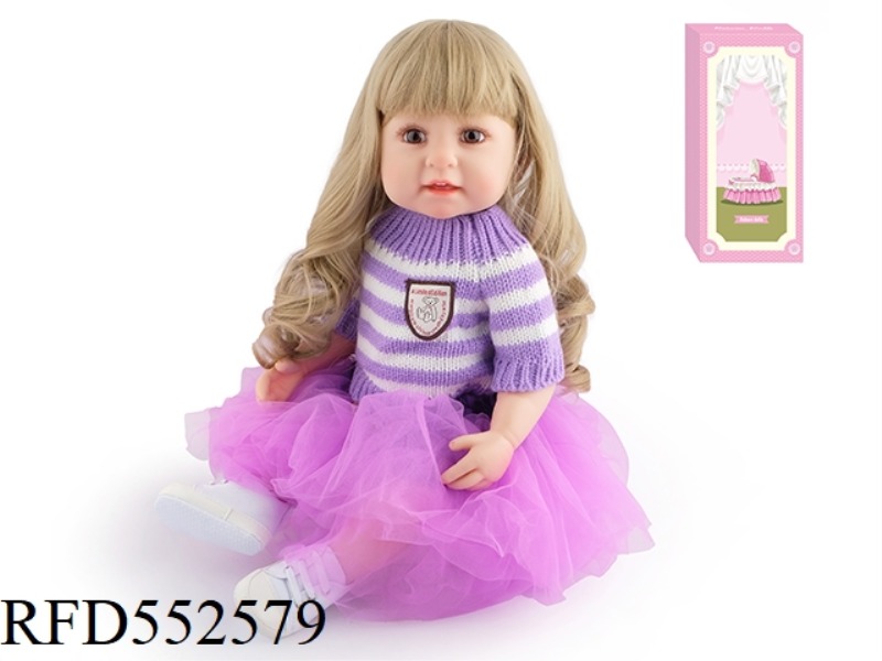 55CM REBORN DOLL SOFT PLASTIC HIGH SIMULATION BABY DOLL